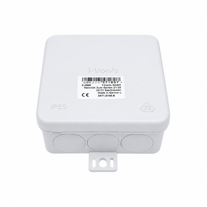 Kopp Feuchtraum Aufputz-Abzweigdose IP54/IP55 Verteilerdose Abzweigkasten Grau/Grün Elektroinstallation