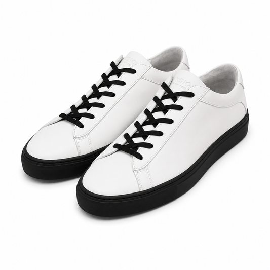 KOIO Herren Sneaker Capri White on Black, Gr. 42