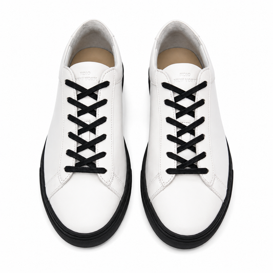 KOIO Herren Sneaker Capri White on Black, Gr. 42