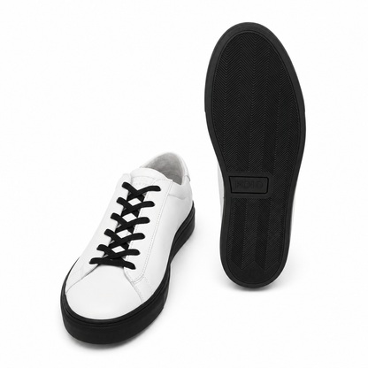 KOIO Herren Sneaker Capri White on Black, Gr. 42