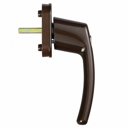 ABUS FG200 Abschließbarer Fenstergriff Braun Kindersicherung 28–40 mm