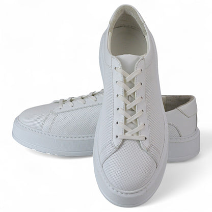 KOIO Herren Sneaker Weiß Mid Top Gr. 43 EUR