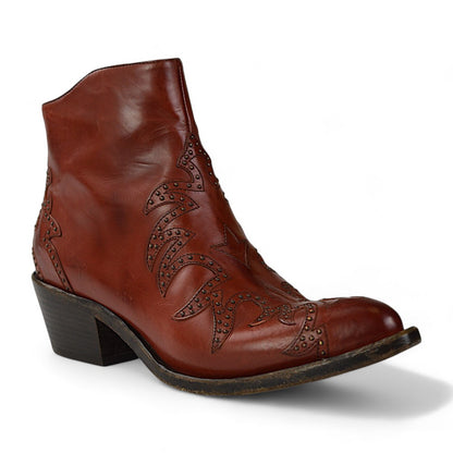 Sartore Parma Carmine Damen Western-Boots, Kirschrot, Gr. 38