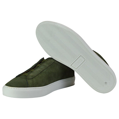 KOIO Capri X Herren Sneaker Birch, Matt Grün Samt Leder