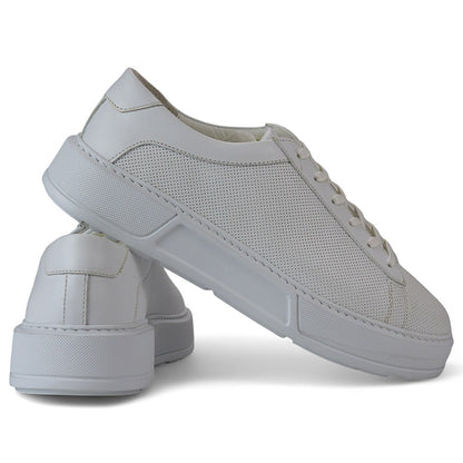 KOIO Herren Sneaker Weiß Mid Top Gr. 43 EUR
