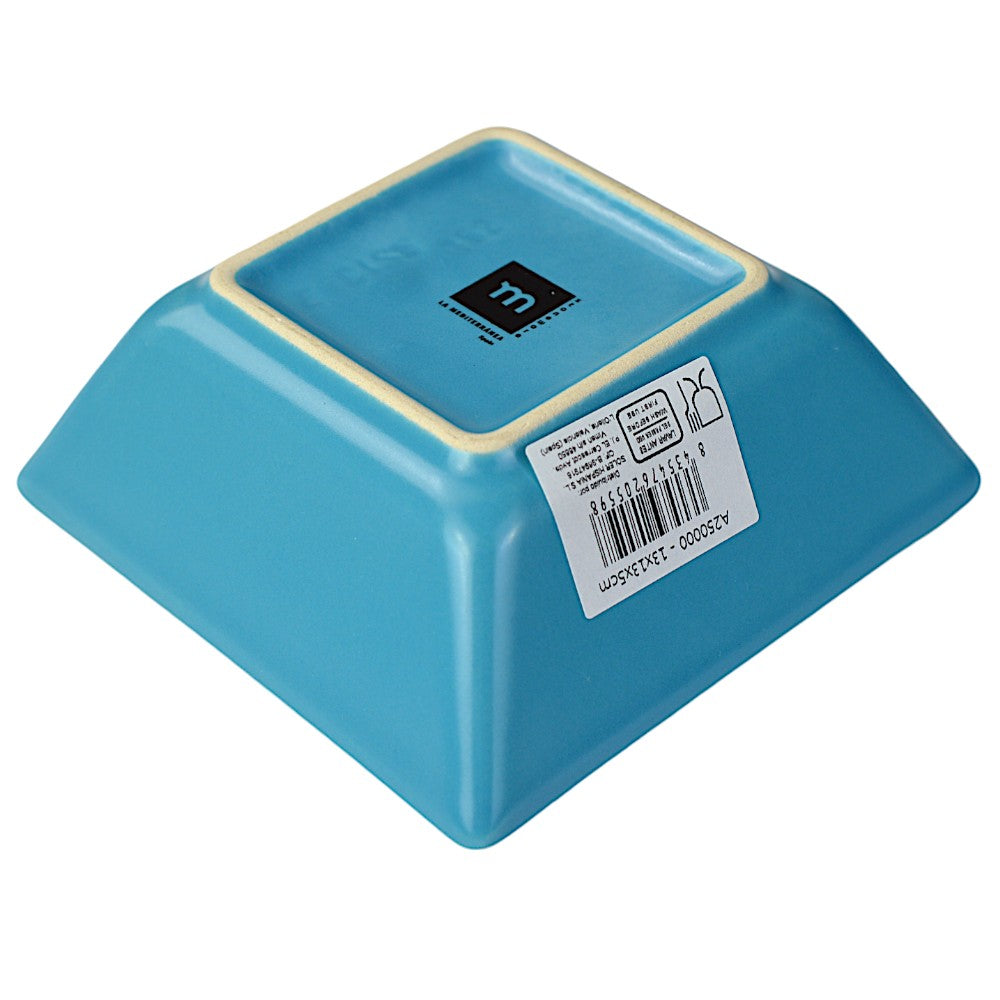 Elite Mediterran Schüssel hellblau, 13 x 13 x 5 cm, 4er Set