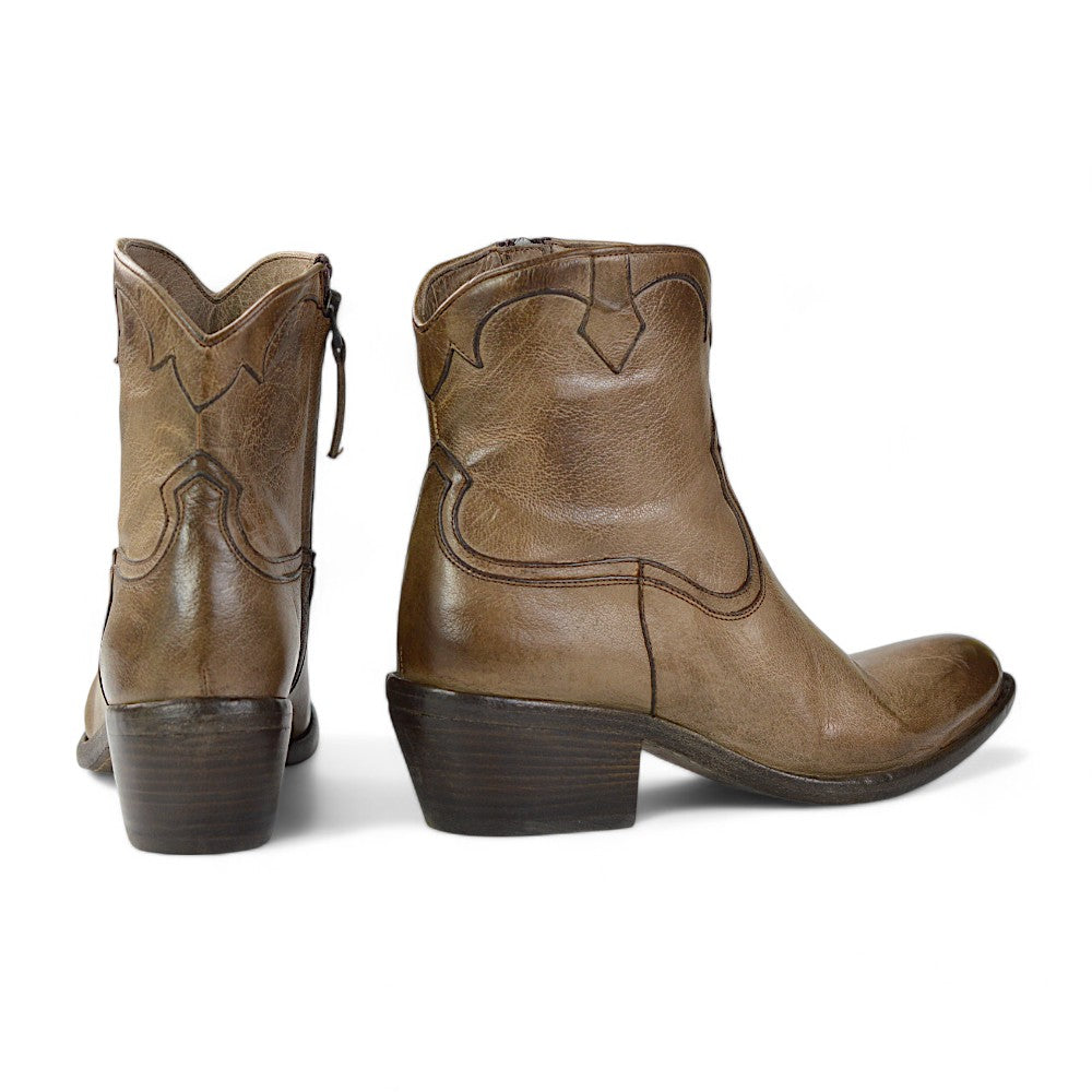 Sartore Parma Tuffato Fango Damen Western-Boots,  Gr. 35,5