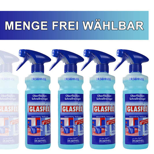 Dr. Schnell Glasfee Glasreiniger mit Sprühkopf 500ml