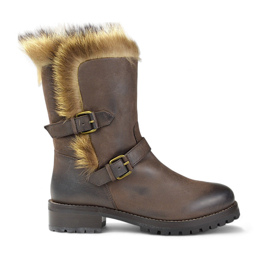 Sartore Cairo Ebano Damen Stiefel, Dunkelbraun