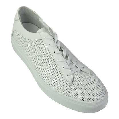 Koio Capri Triple White Perforiert Herren Snkeaker Gr. 49