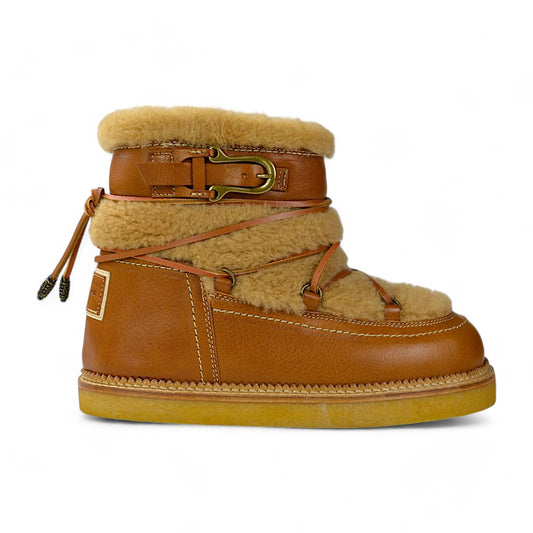 Sartore Toscana Vol. Cuoio/Merinos Damen Eskimo Boots Gr. 36