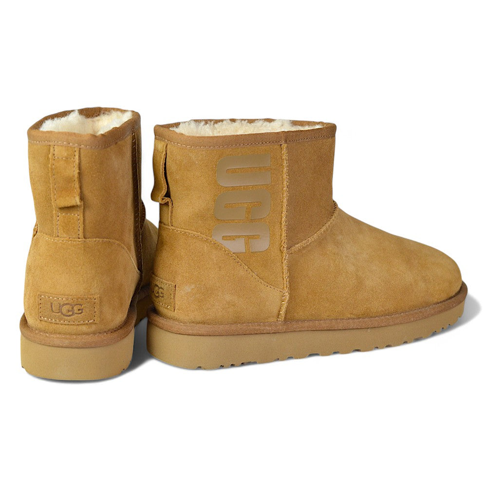 UGG Damen Classic Mini Logo Rubber Boot, Gr. 41