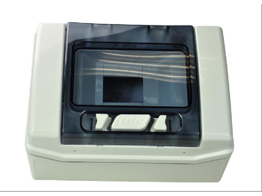 Unitec 47100 Kleinverteilung Aufputz IP 65 1 X 4 Module grau