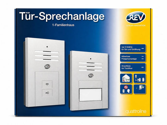 REV Sprechanlage Quattroline Audio Silber 003003112