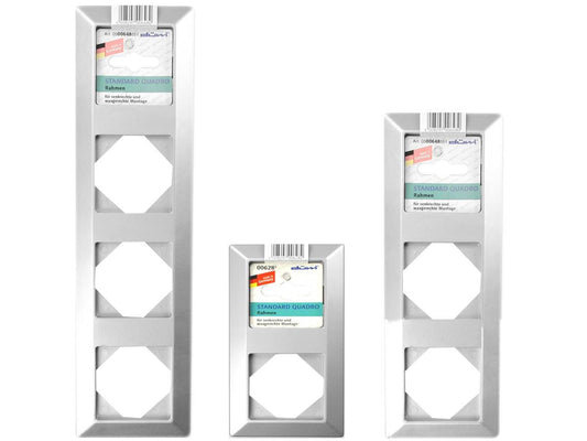 REV Ritter Standard Quadro Rahmen 2/3/4-Fach Rahmen für Schalter & Steckdosen