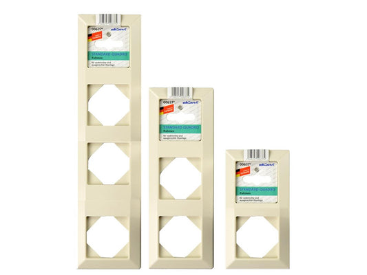 REV Ritter Standard Quadro Rahmen 2/3/4-Fach Rahmen für Schalter & Steckdosen