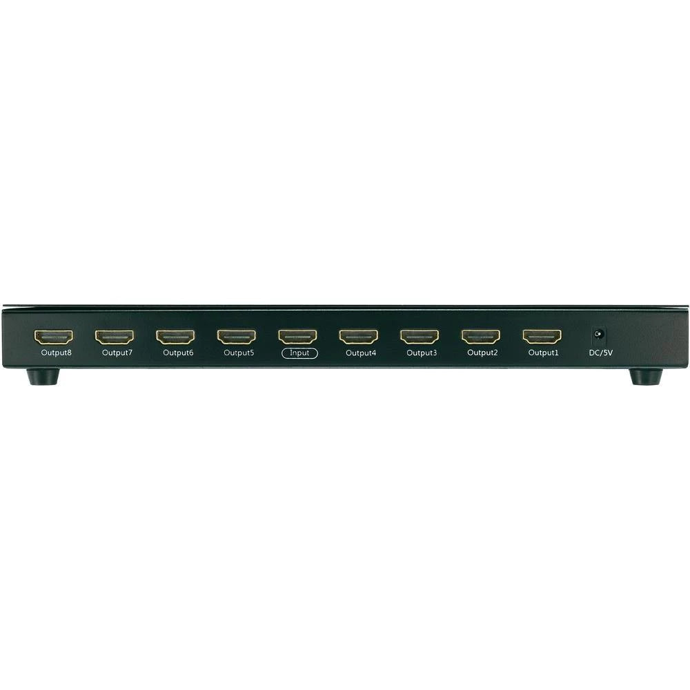 8 Port HDMI Splitter Verteiler 1x8 Full HD 1080p 3D für TV Beamer
