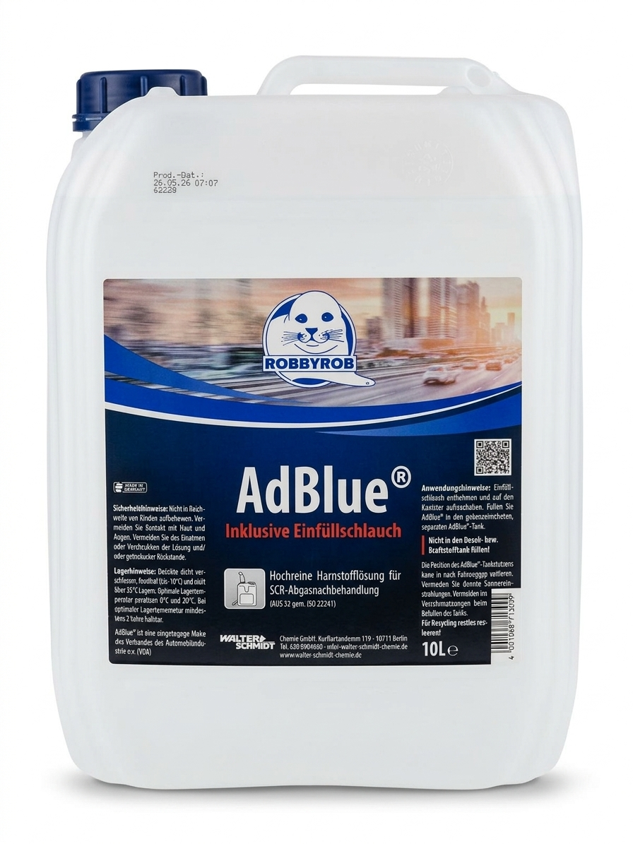 10 L AdBlue® 10 Liter Premium Harnstofflösung mit Einfüllschlauch Diesel Additiv