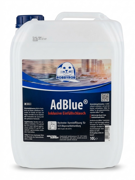 10 L AdBlue® 10 Liter Premium Harnstofflösung mit Einfüllschlauch Diesel Additiv