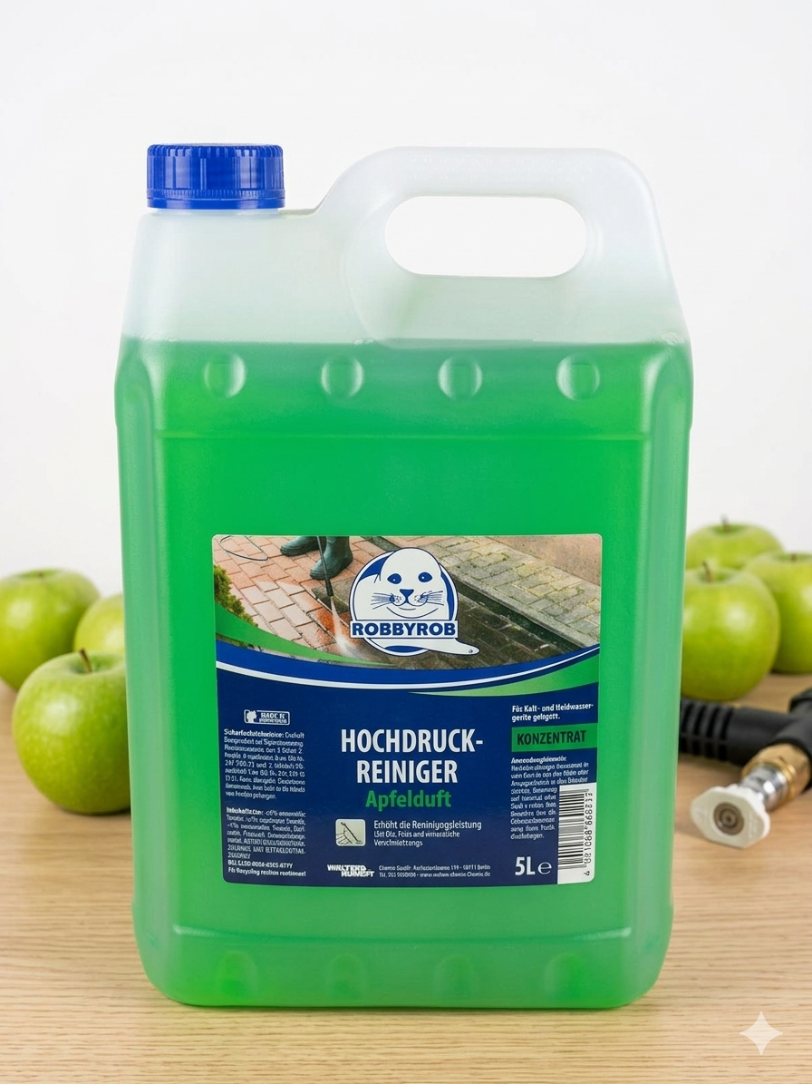 ROBBYROB Hochdruckreiniger, Apfelduft Konzentrat 5 Liter Kanister