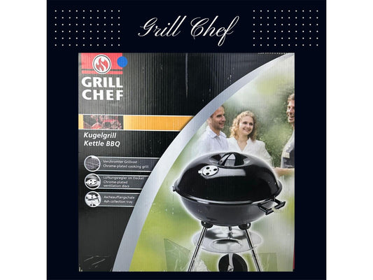 GRILL CHEF Holzkohlegrill / Kugelgrill Ø 41,5cm 11316