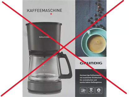 Grundig KM4620 Ersatzteil Glaskanne für Grundig Coffe maker KM4620