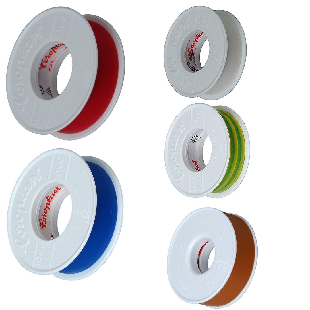 Kopp Isolierband 10m Klebeband Isoband Elektrikerband Elektro 4Stk ( 2Pack )