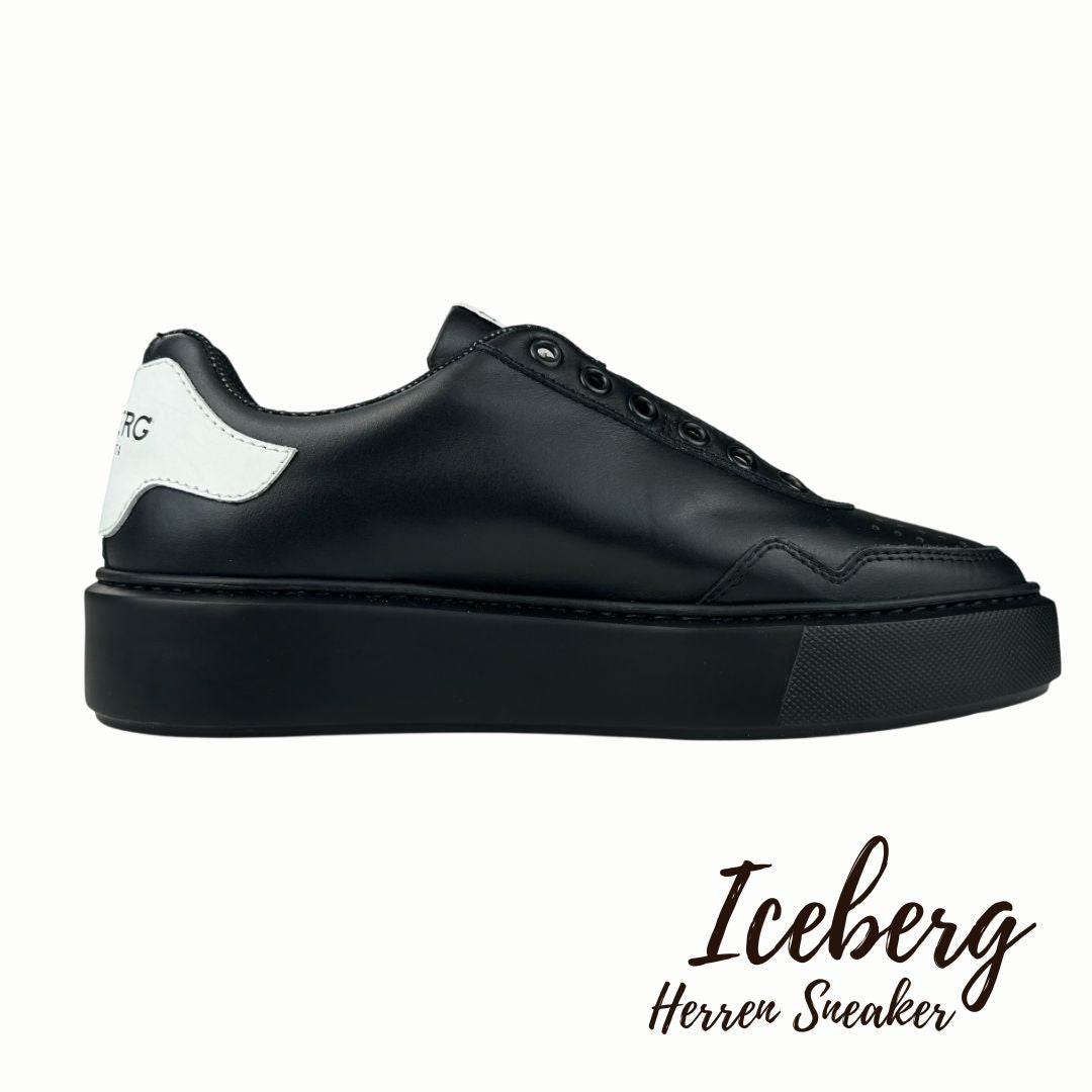 Iceberg Herren Schuhe Comb Milano Nero Schwarz Größe 37 EU