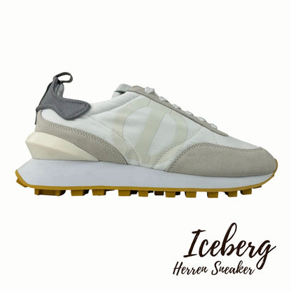 Iceberg Herren Sneaker Weiß/Silber Gr:40 EU