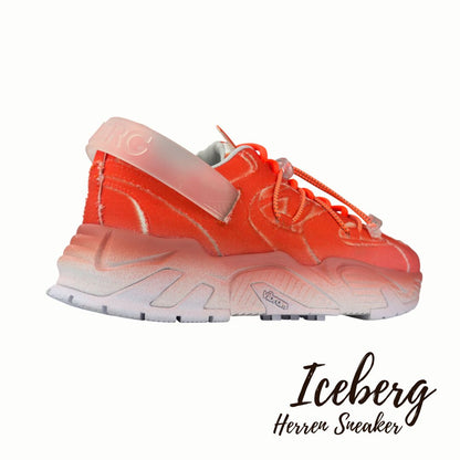 Iceberg Herren Sneaker Schuhe Orange Gr: 42EU