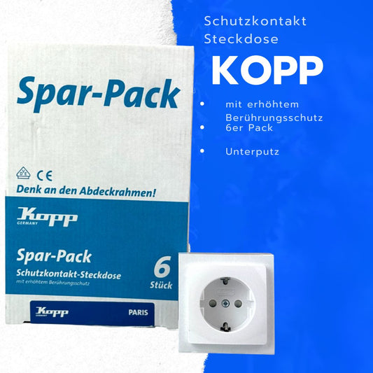 Kopp Paris Schutzkontakt Steckdose