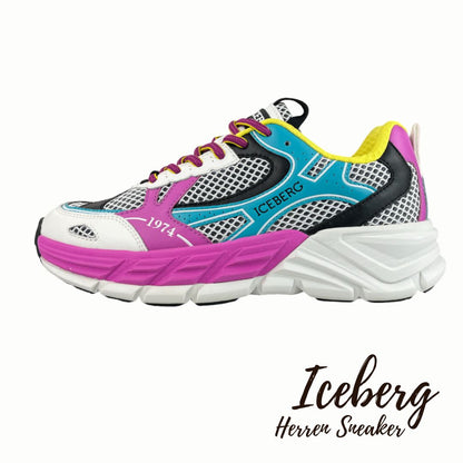 Iceberg Herren Sneaker Lila/Weiß Mehrfarbbig