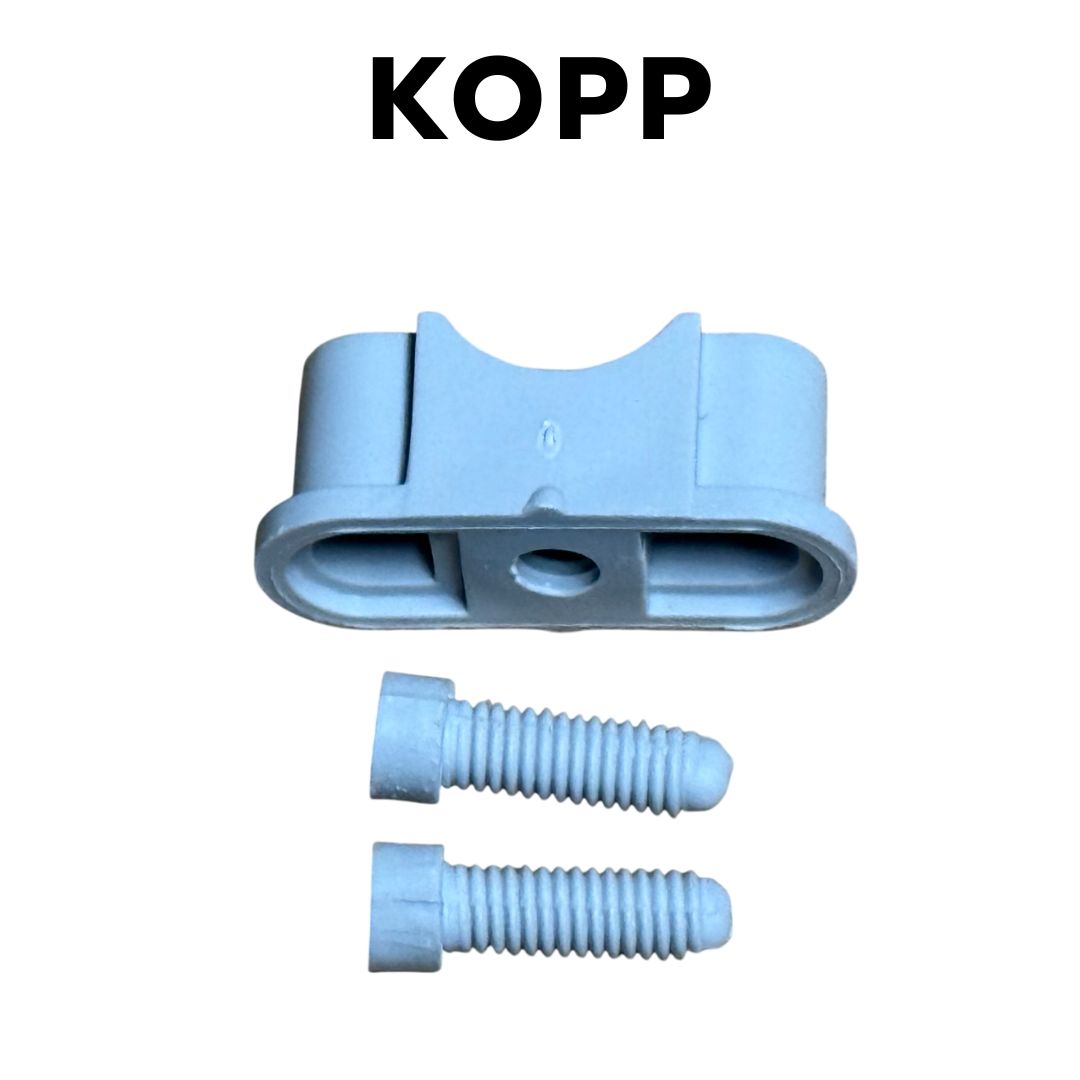 Kopp SOM Schelle, 6-17mm, mit Kunststoffschrauben
