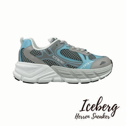 Iceberg Herren Sneaker Comb Hockney Grau