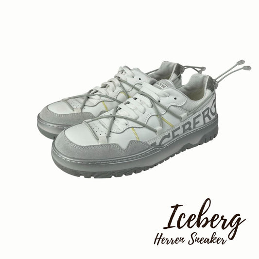 Iceberg Herren Sneaker Comb Bianco Gr: 41 EU