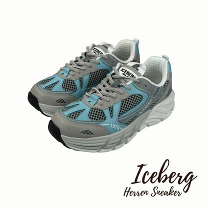 Iceberg Herren Sneaker Comb Hockney Grau