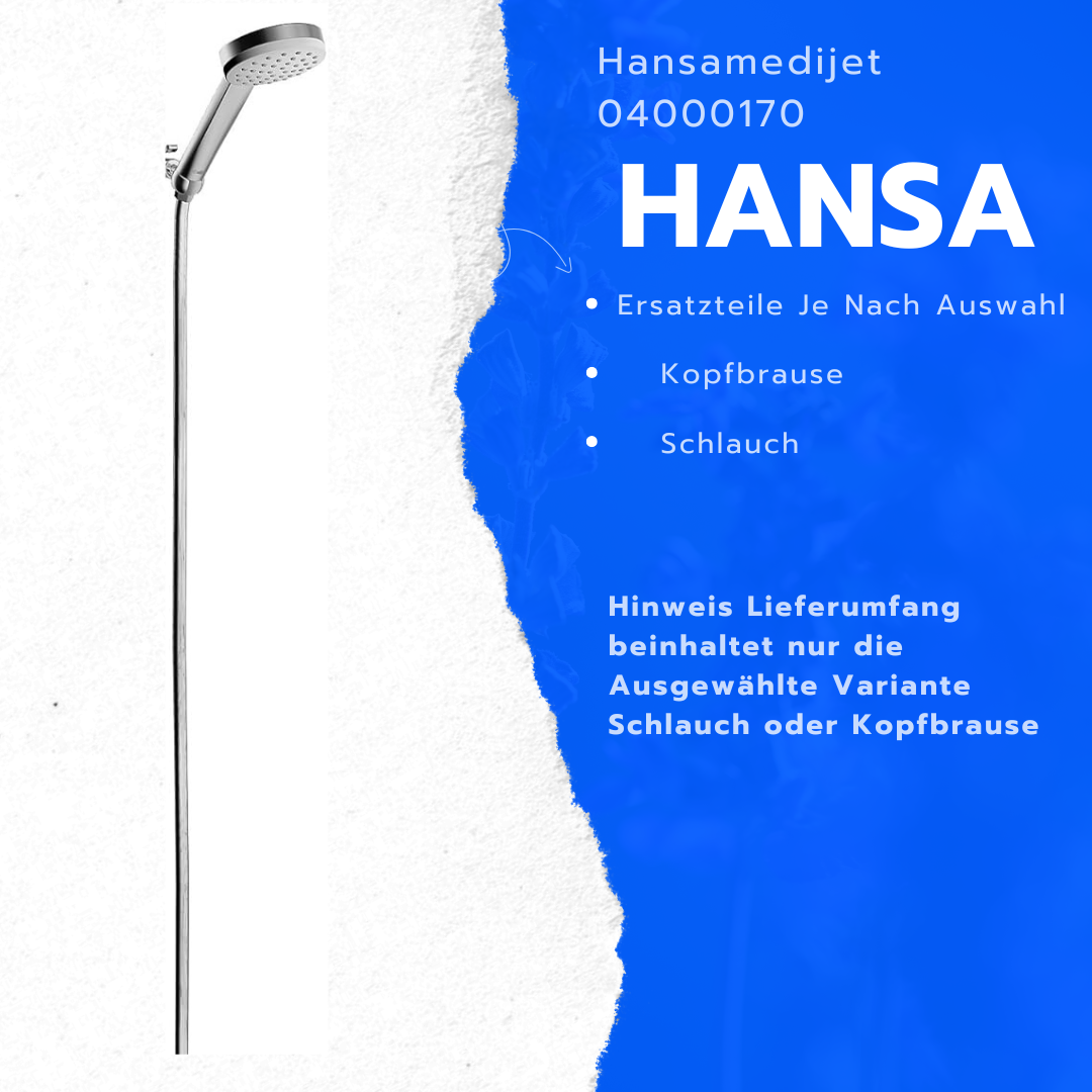 Hansa 4480100 Hansajet Ersatzteile Kopfbrause Schlauch