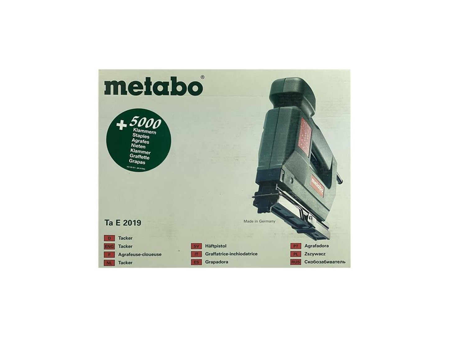 Metabo Tacker Ta E 2019 inkl. 5000 Klammern