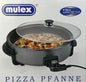 Mulex Pizzapfanne 36-42cm Ø mit Glasdeckel Extra Tief 1500W Multipfanne