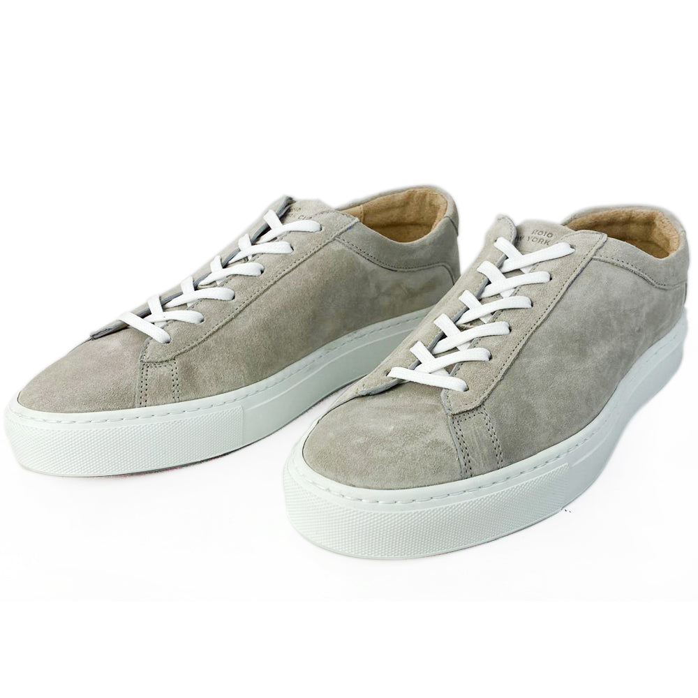 KOIO Herren Sneaker Suede Samtleder Mineral