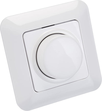 Kopp 844902012 LED Komplettgerät Phasenanschnitts-Dimmer, Schalterprogramm arktis-weiß