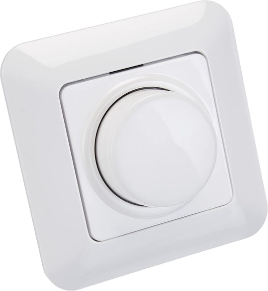 Kopp 844902012 LED Komplettgerät Phasenanschnitts-Dimmer, Schalterprogramm arktis-weiß