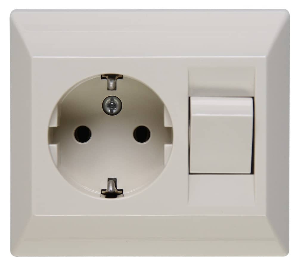 Kopp Standard Schalter & Steckdosen Unterputz Schalter, Steckdose, Steckdose mit Schalter Made in Germany