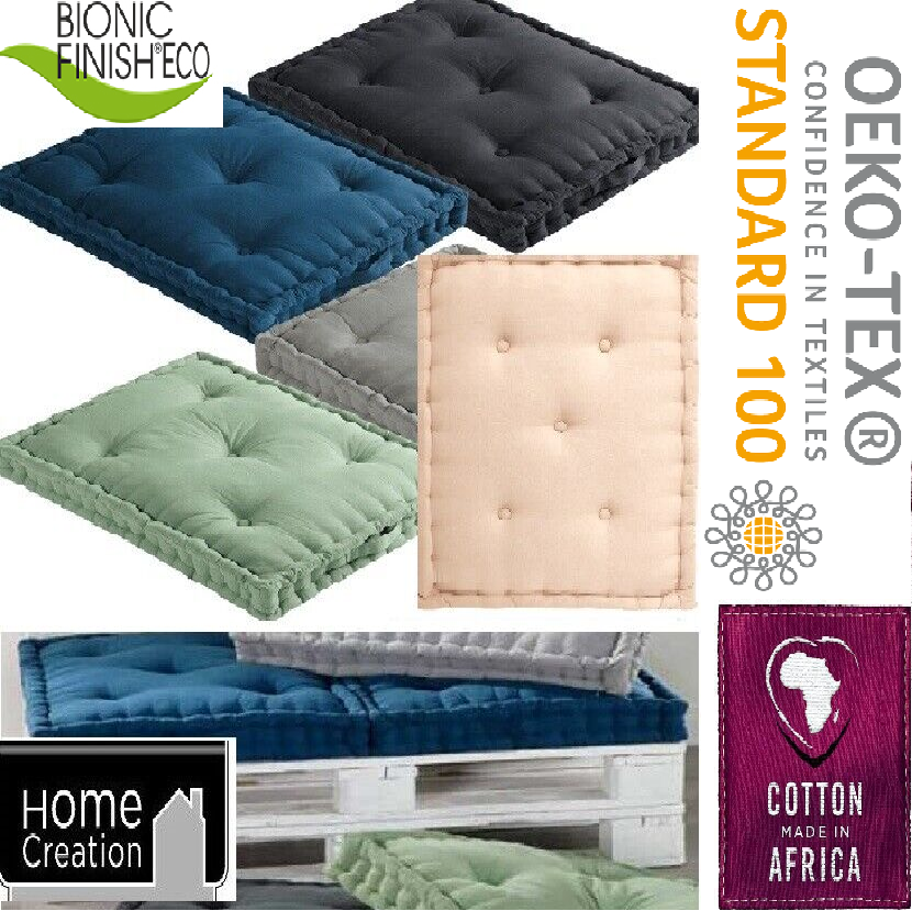 HOME CREATION PALETTENSITZKISSEN KISSEN (62X82X13 CM) SITZKISSEN Hardkissen