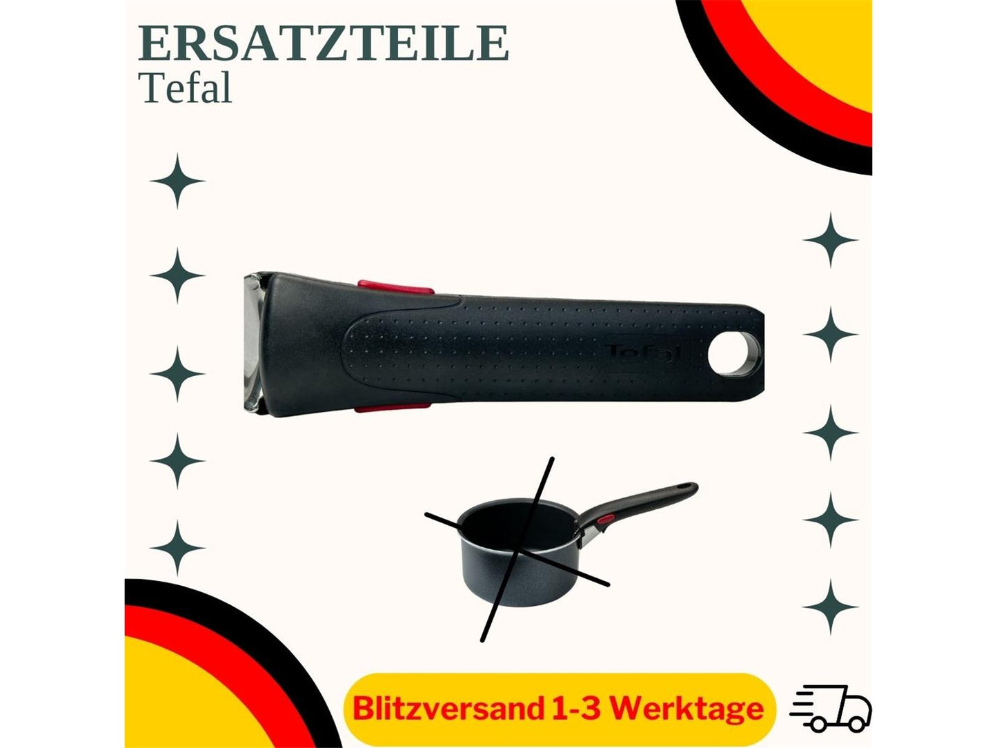 Ersatzteile Tefal Ingenio XL Force Topf Griff Ersatzteile