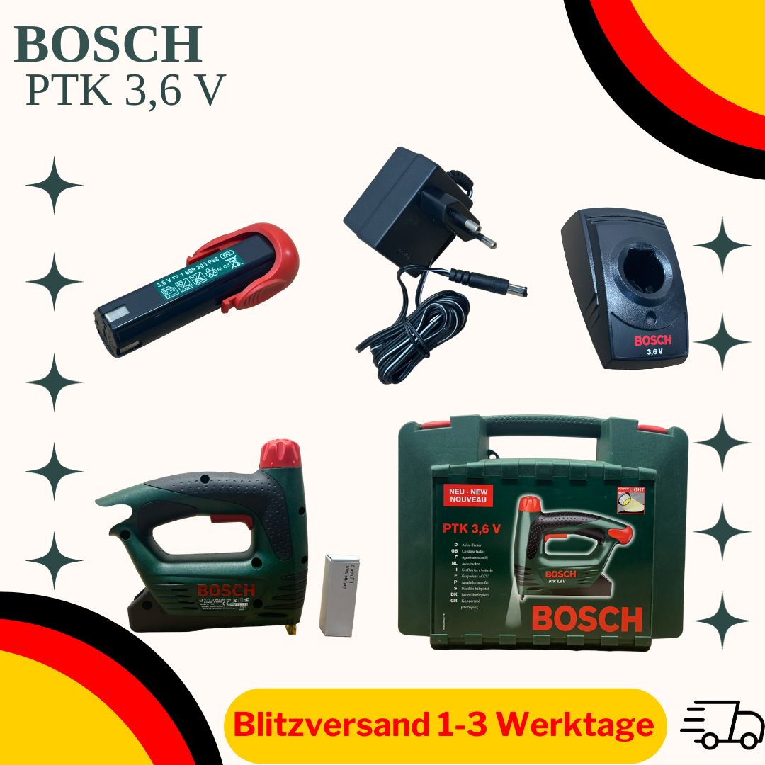 Ersatzteile Bosch PTK 3,6 V Akku-Tacker