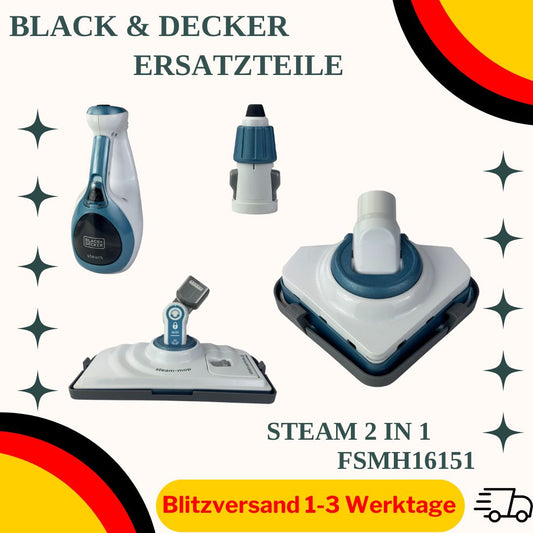 Ersatzteile für Black & Decker Steam 2 in 1 FSMH16151