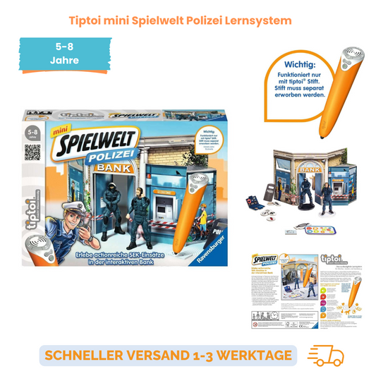 Tiptoi mini Spielwelt Polizei Lernsystem