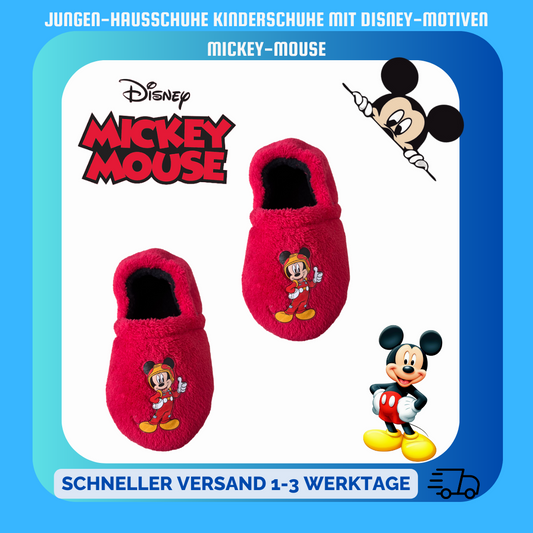 jungen-Hausschuhe Kinderschuhe mit disney-motiven mickey-mouse