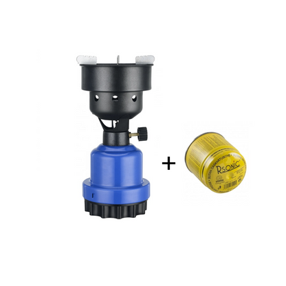Rsonic Gaskocher inkl. 1 kg Kohle & 1 Gaskartusche 190gr
